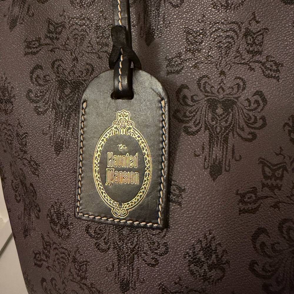 Dooney & Bourke rare haunted mansion shopper tote - Picture 3 of 13